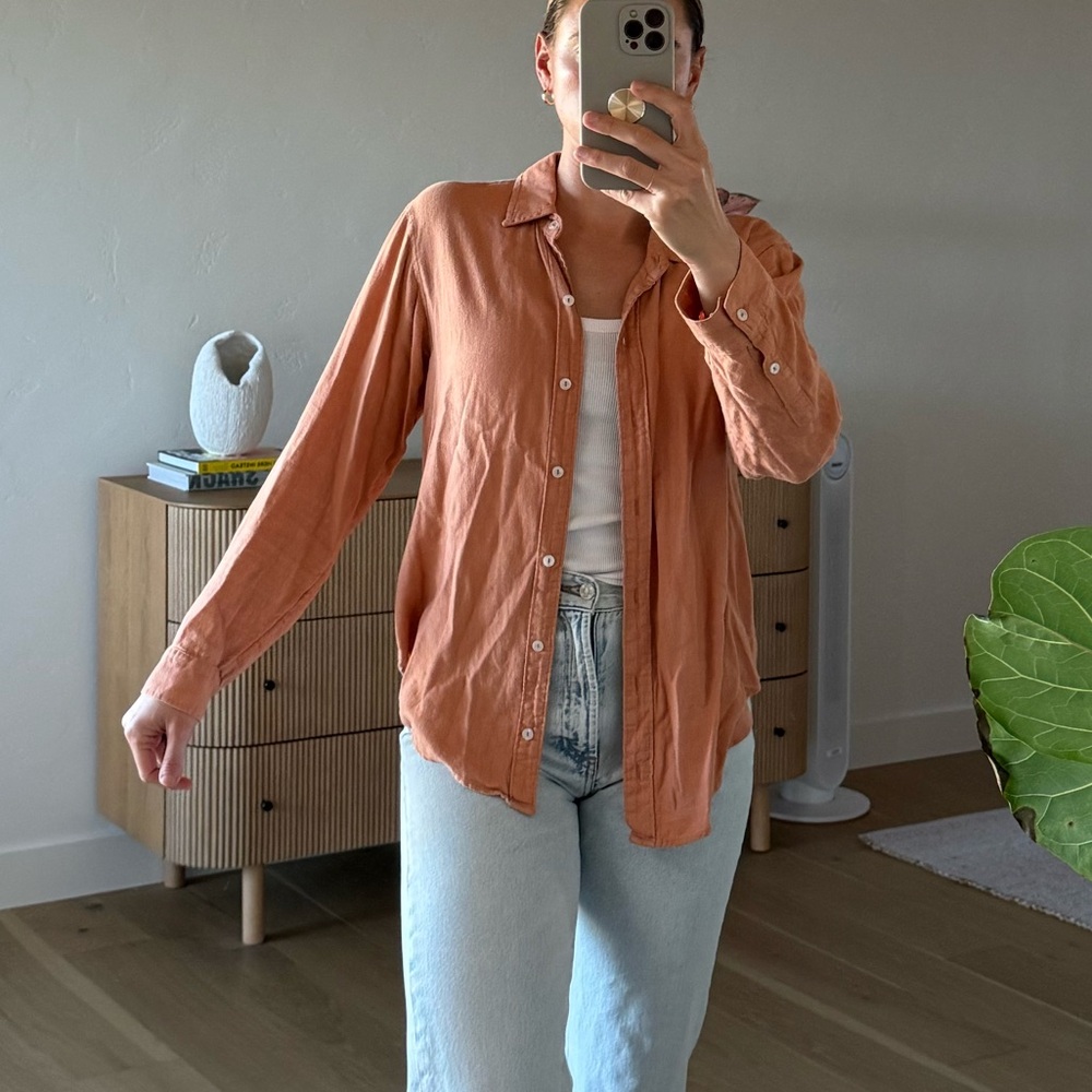 Abercrombie Salmon Button-Up Shirt